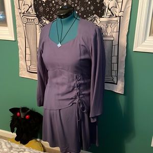 Violet Tunic Dress Blouse